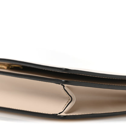 Fendi Vitello King Tamponato Logo Embossed Medium Wallet On Chain Poudre 10 of 10