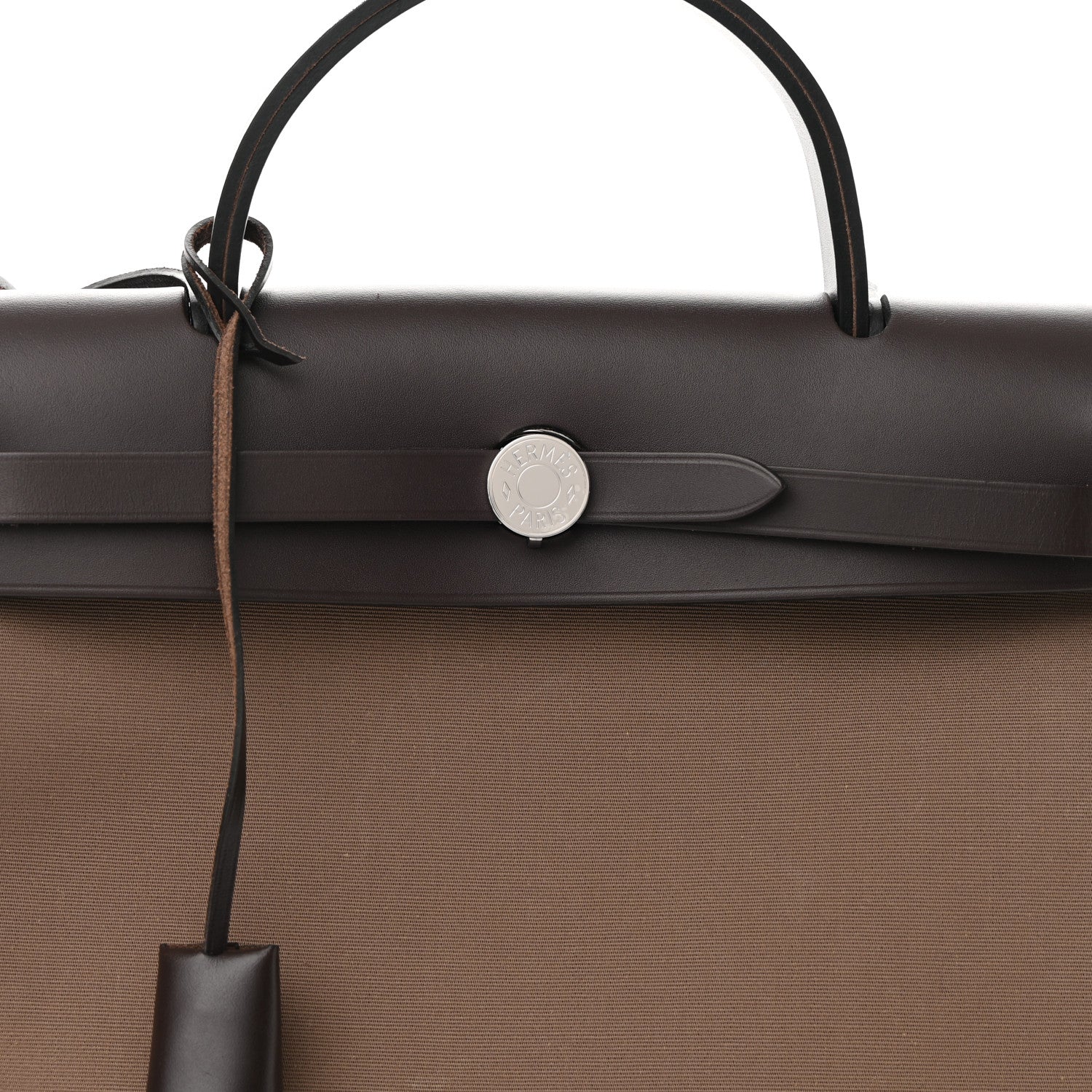 Hermes Vache Hunter Toile Herbag Zip 31 PM Etoupe Ebene 7 of 10
