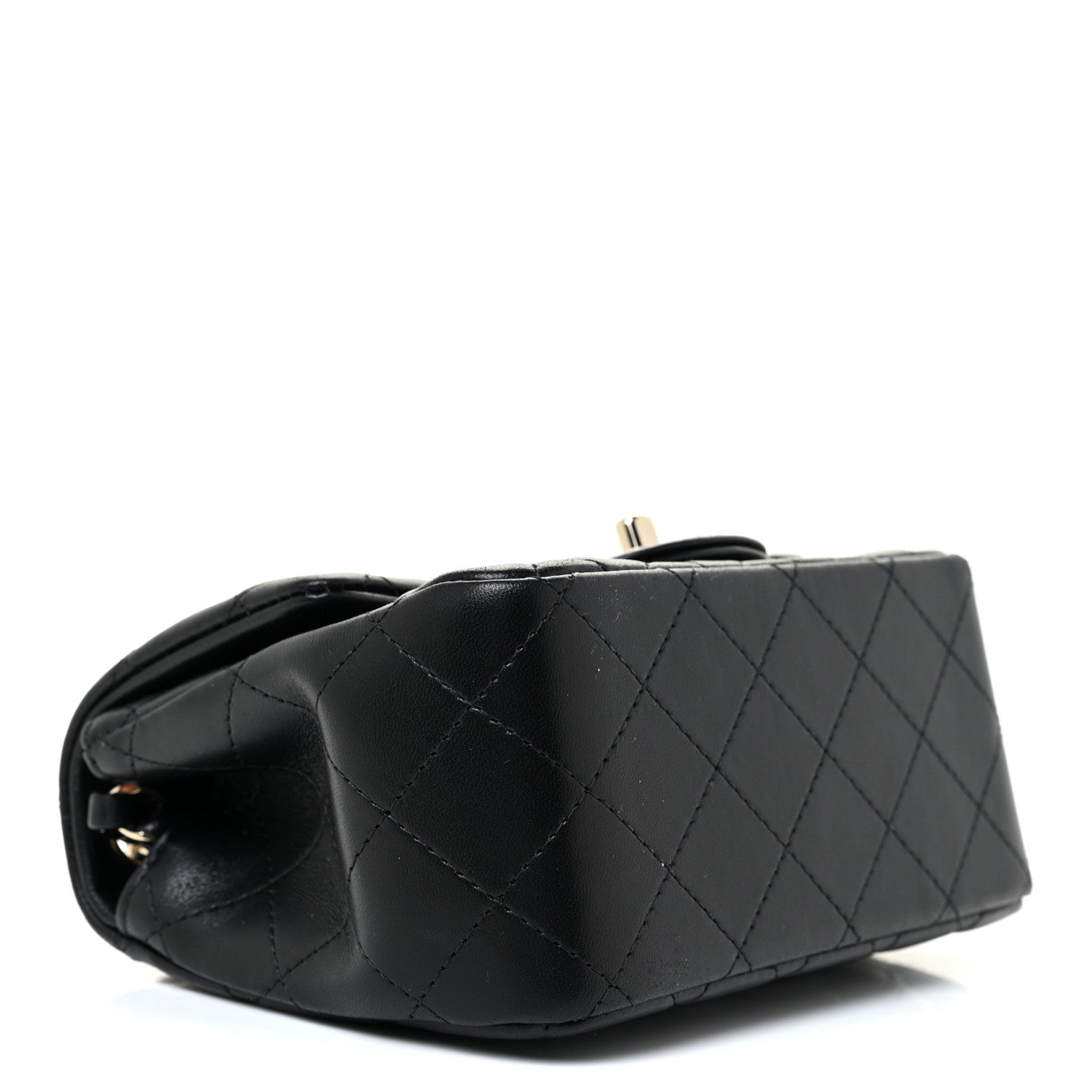Chanel Lambskin Quilted Mini Square Flap Black 3 of 16