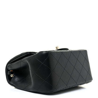 Chanel Lambskin Quilted Mini Square Flap Black 3 of 16