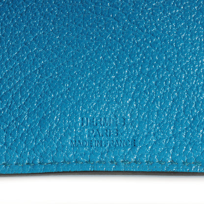 Hermes Chevre Mysore Tarmac PM Passport Holder Turquoise 6 of 8
