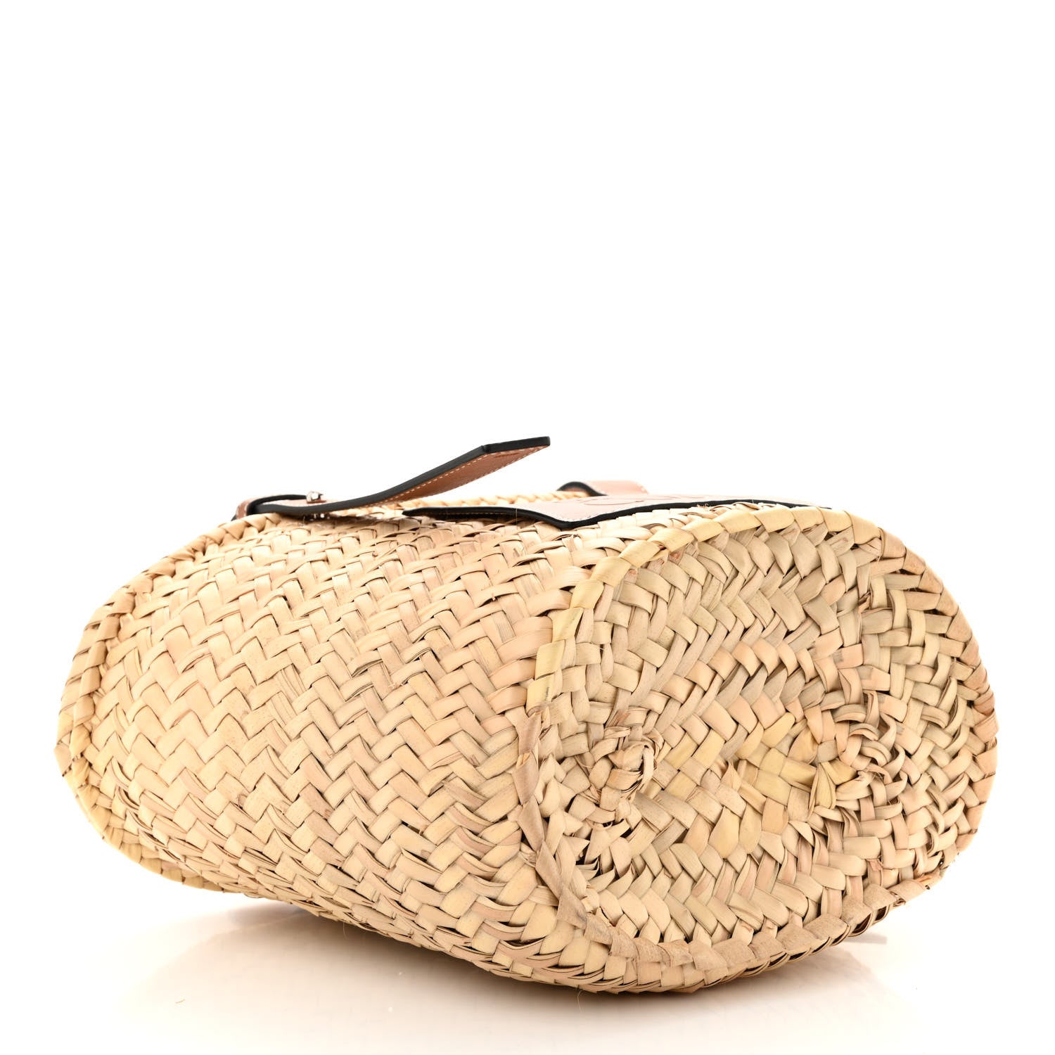 Loewe Raffia Small Basket Tote Bag Natural Tan 4 of 10