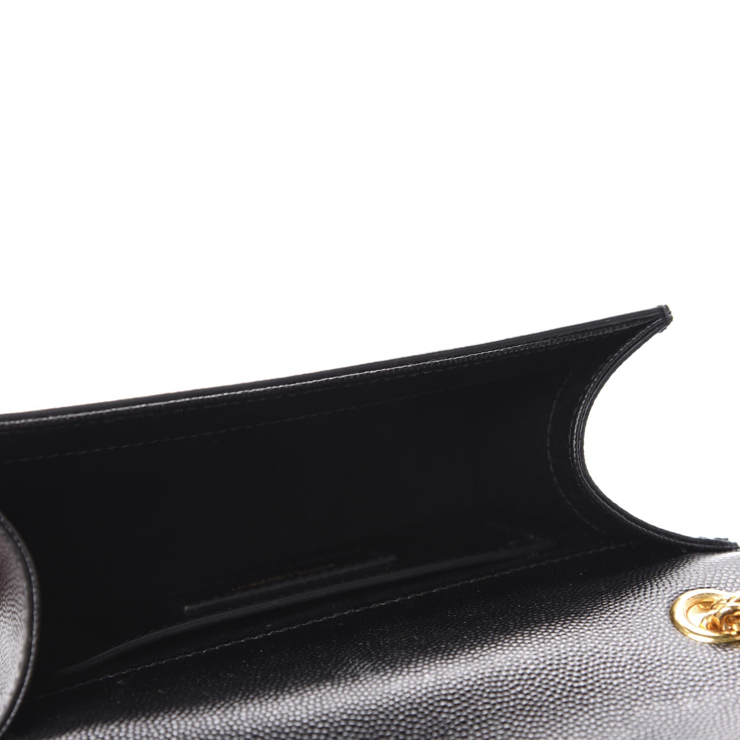 Saint Laurent Grain De Poudre Small Monogram Kate Satchel Black 5 of 12