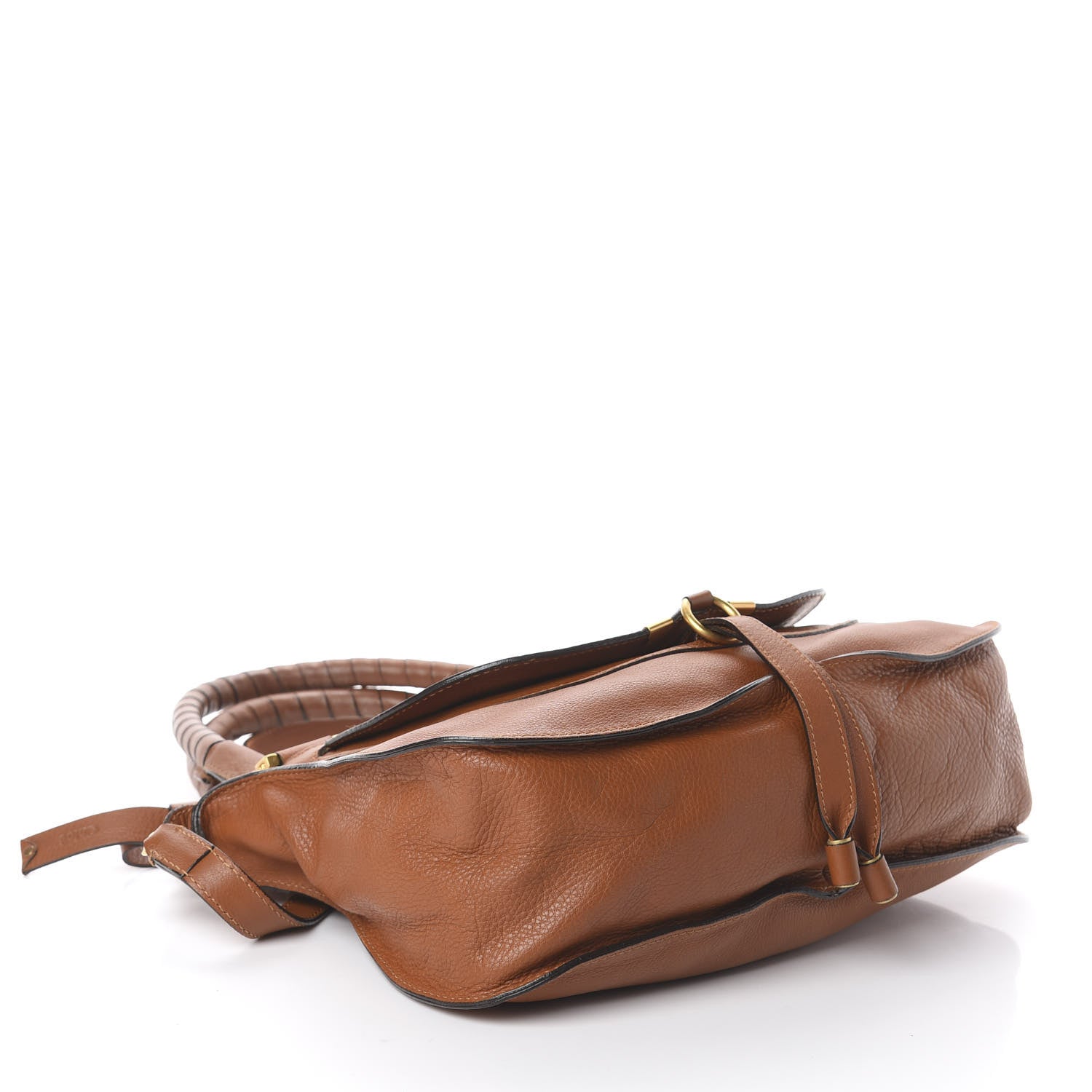 Chloe Calfskin Medium Marcie Satchel Tan 3 of 8