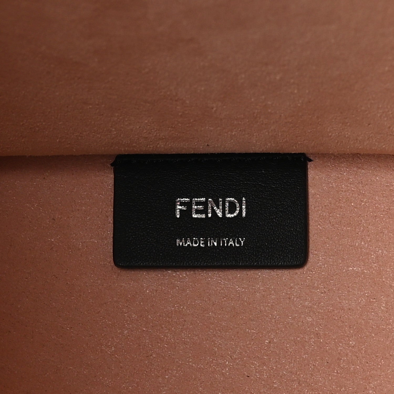 Fendi Vitello Cher Plexiglass Logo Debossed Medium Fendi Sunshine Shopper Tote Light Rose 6 of 9