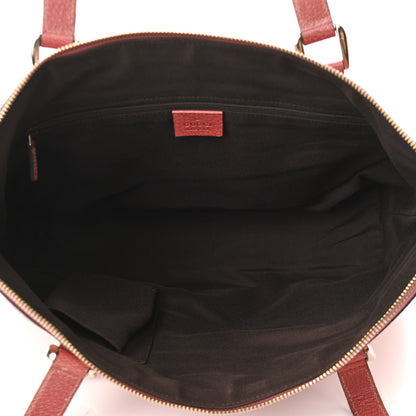 Gucci Suede Guccissima Medium Abbey Tote Pink 5 of 10