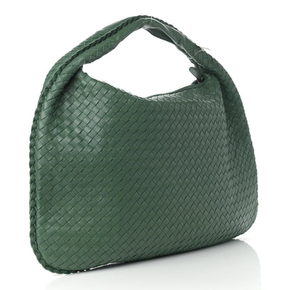 Bottega Veneta Nappa Intrecciato Large Veneta Hobo Green 2 of 9
