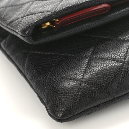 Chanel Caviar Quilted CC Beauty Clutch Black 9 of 10