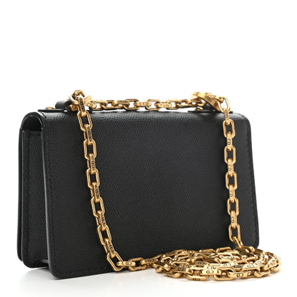 Christian Dior Grained Calfskin Mini J'Adior Chain Flap Bag Black 2 of 9