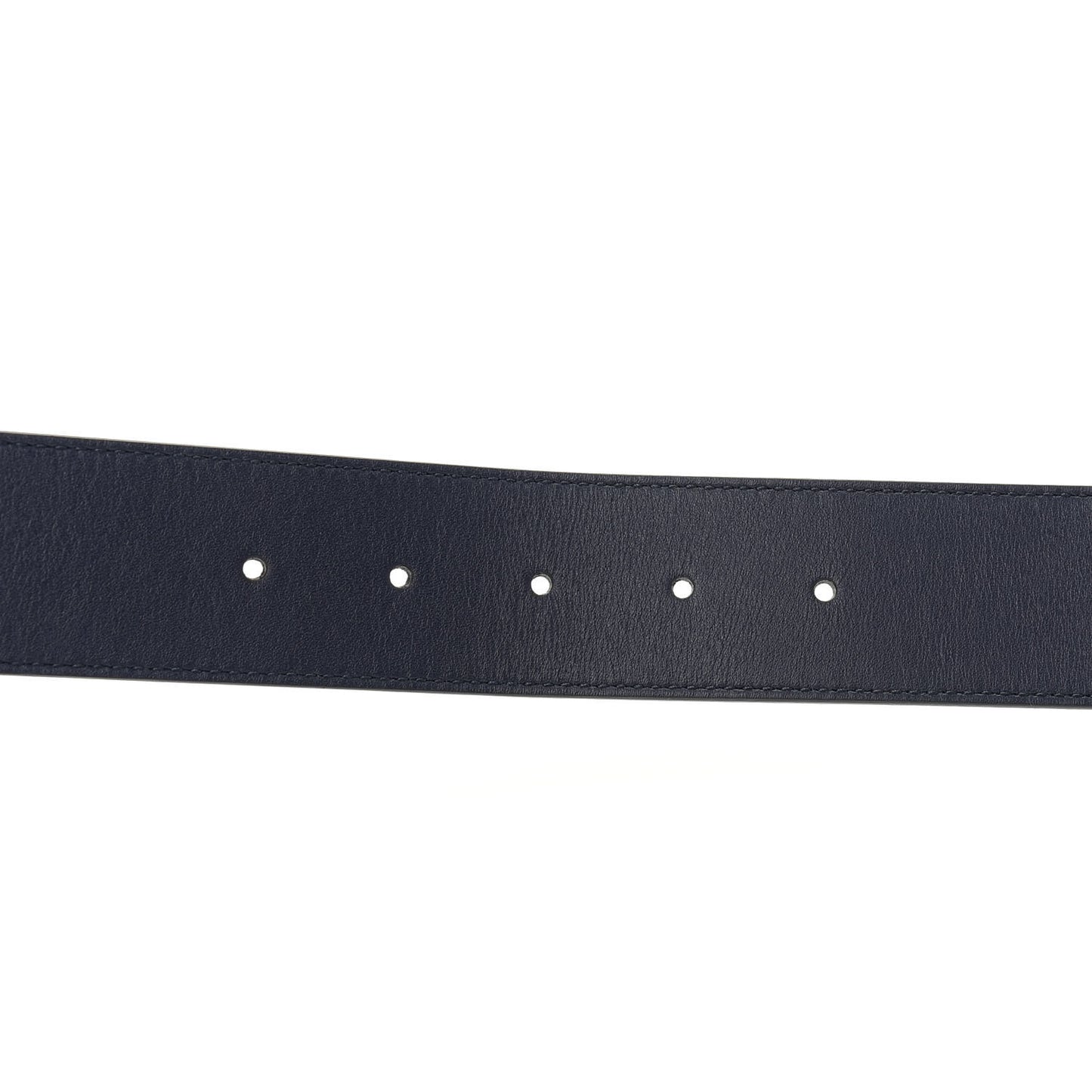 Moon Calfskin Nickel Double G 40mm Belt 85 34 Blue
