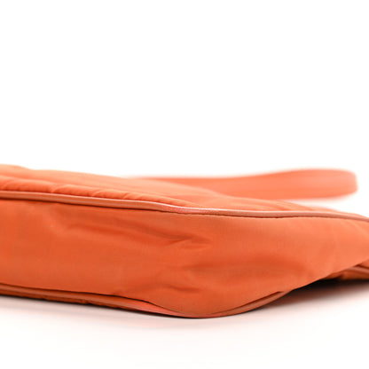 Prada Tessuto Nylon Saffiano Tote Papaya 10 of 15
