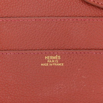 Hermes Evergrain Dogon Wallet Havane 6 of 13