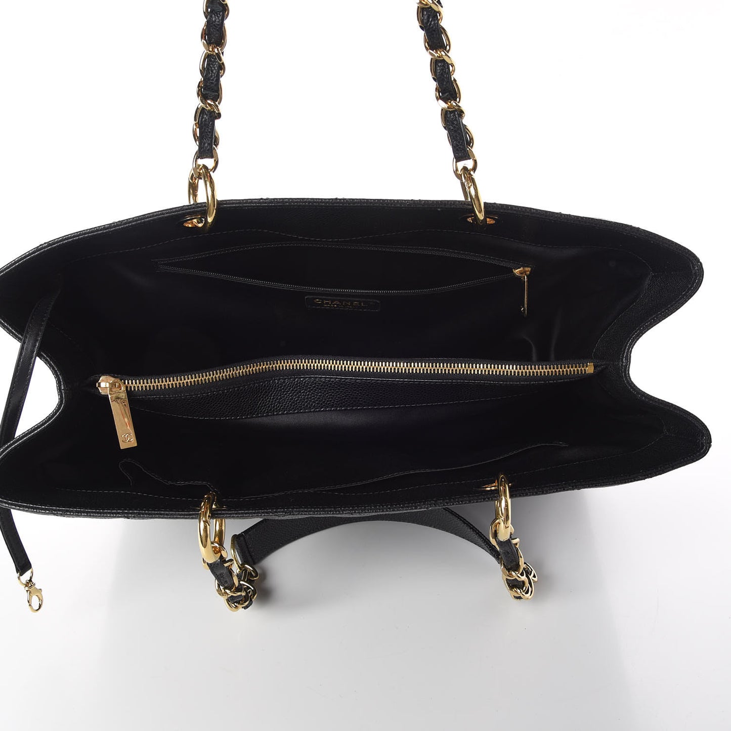 Caviar Quilted XL Grand Shopping Tote GST Black