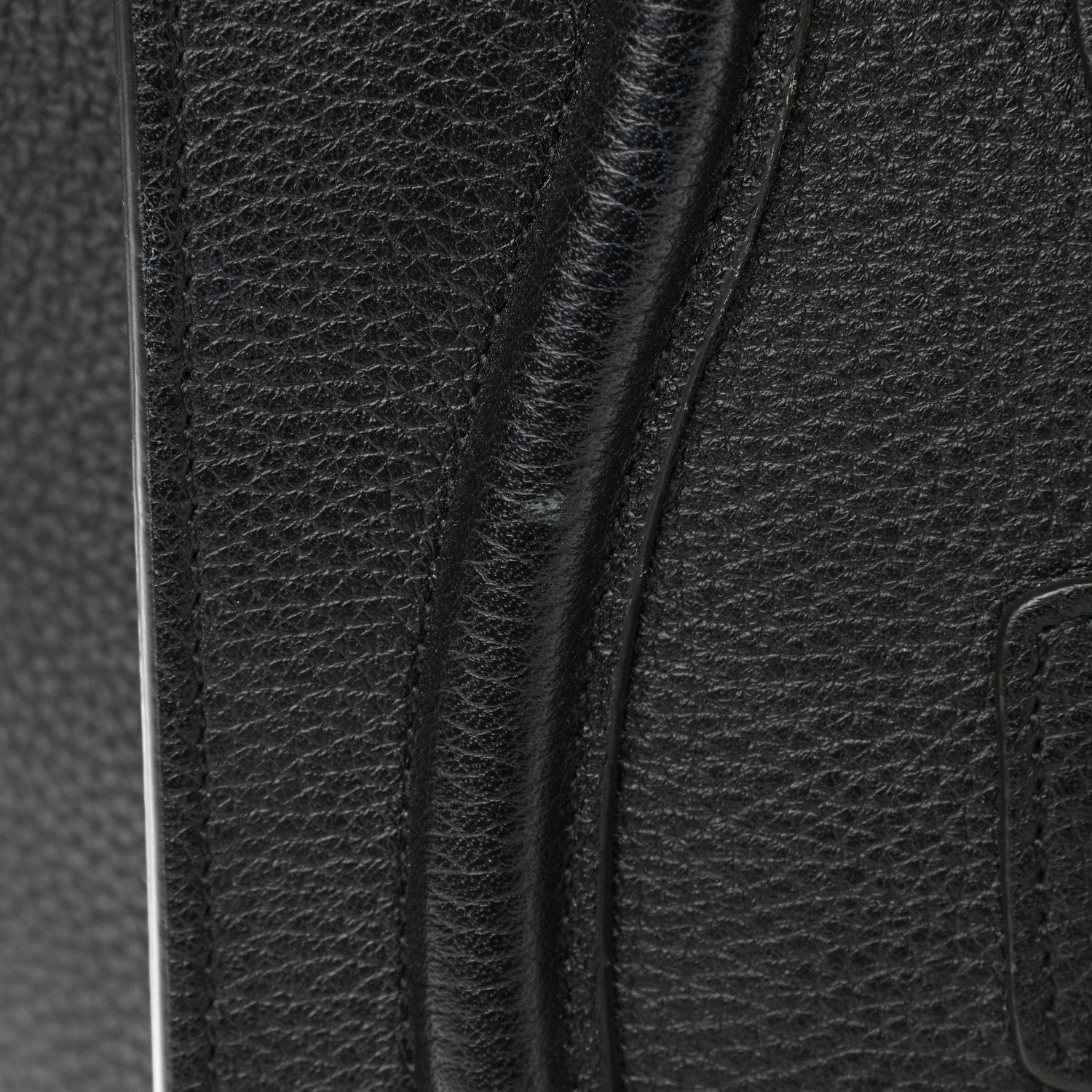Celine Drummed Calfskin Micro Luggage Black 11 of 14