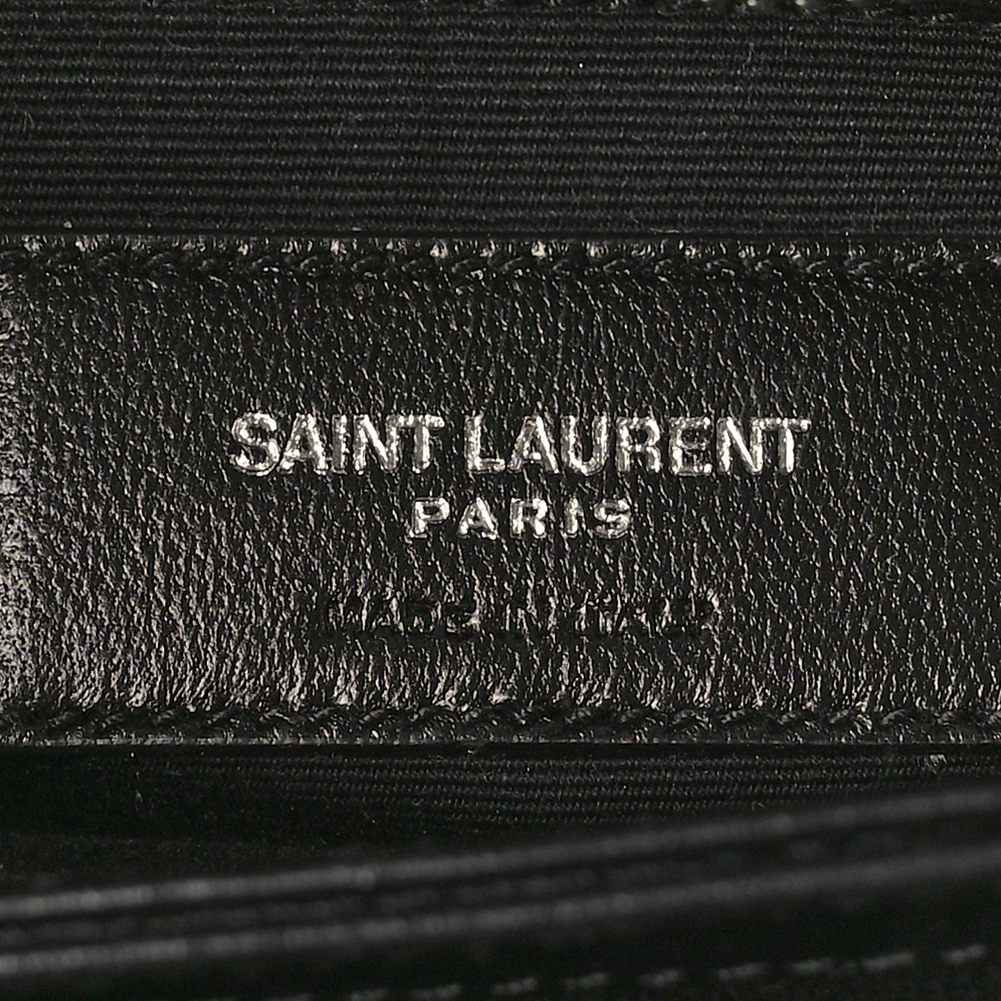 Calfskin Y Quilted Monogram Toy Loulou Crossbody Bag Black
