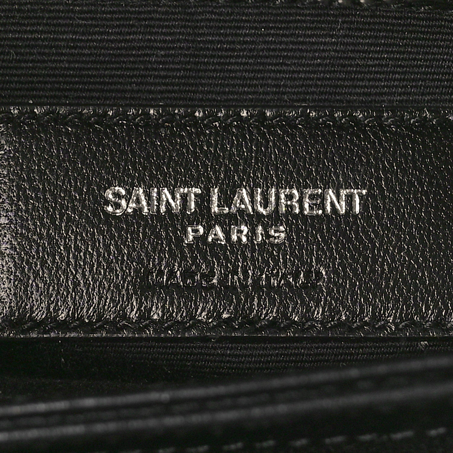 Saint Laurent Calfskin Y Quilted Monogram Toy Loulou Crossbody Bag Black 5 of 8