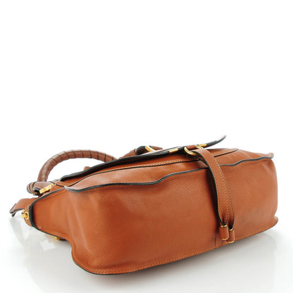 Chloe Calfskin Small Marcie Satchel Tan 4 of 8