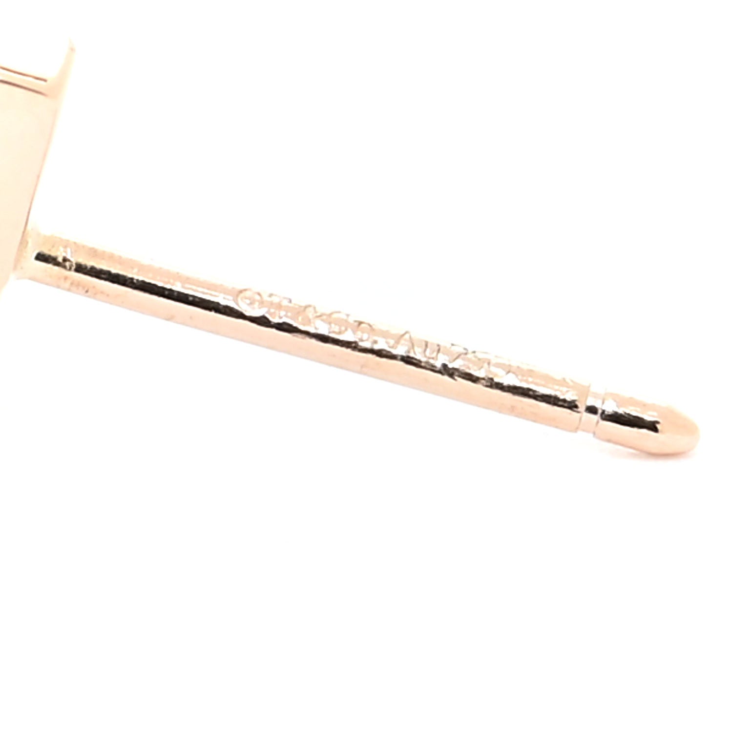 Tiffany 18K Rose Gold T Bar Earrings 5 of 7