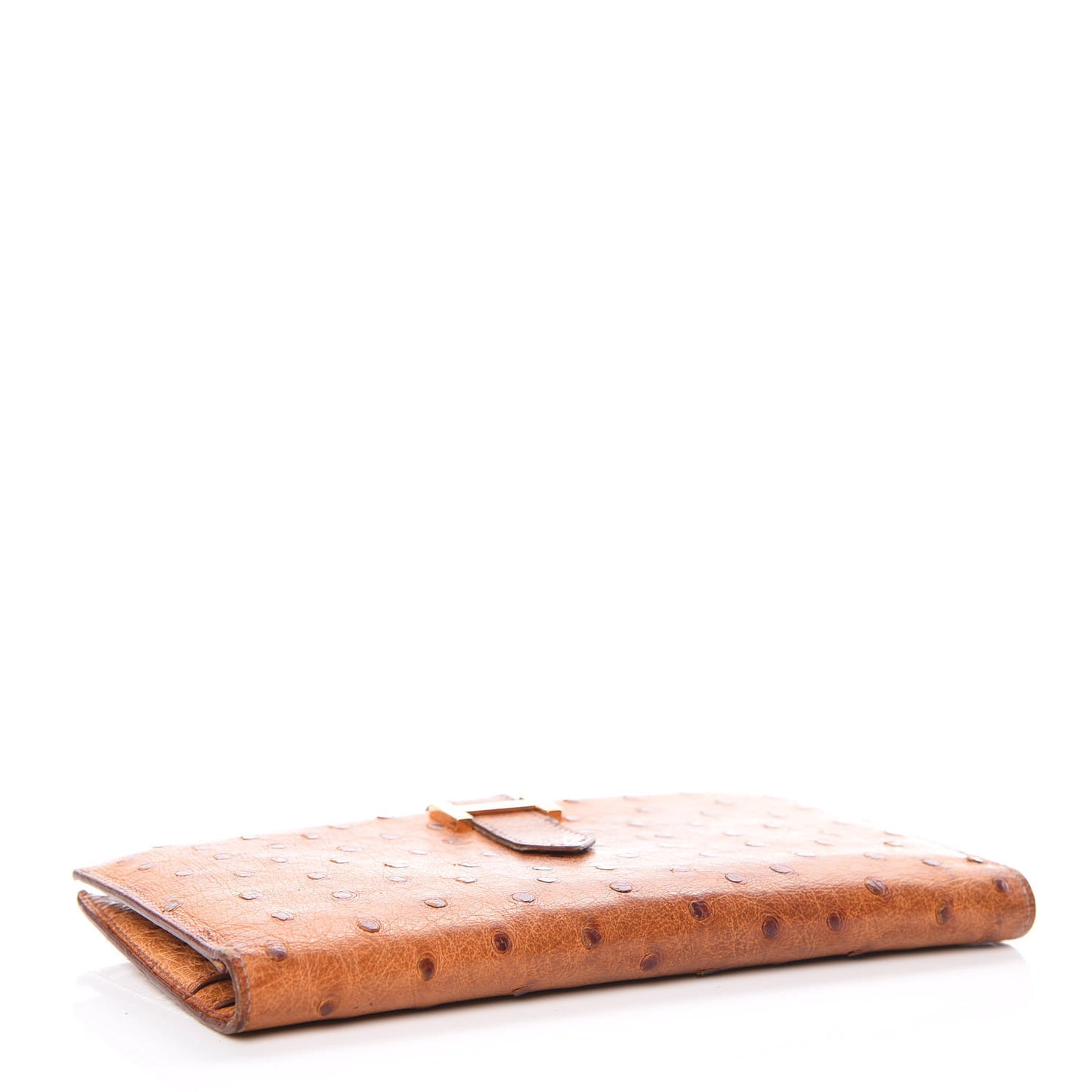 Ostrich Bearn Wallet Gold