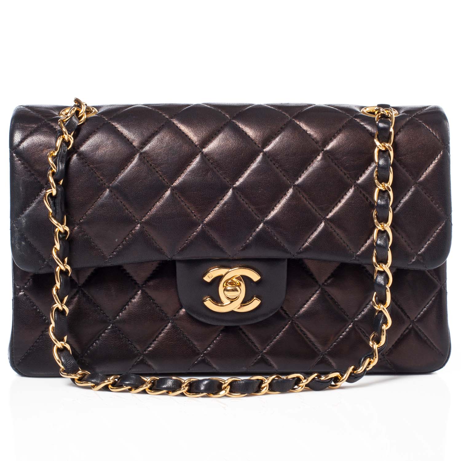 Chanel Lambskin Small Double Flap Black 1 of 11
