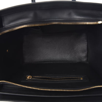 Celine Smooth Calfskin Micro Luggage Black 7 of 13