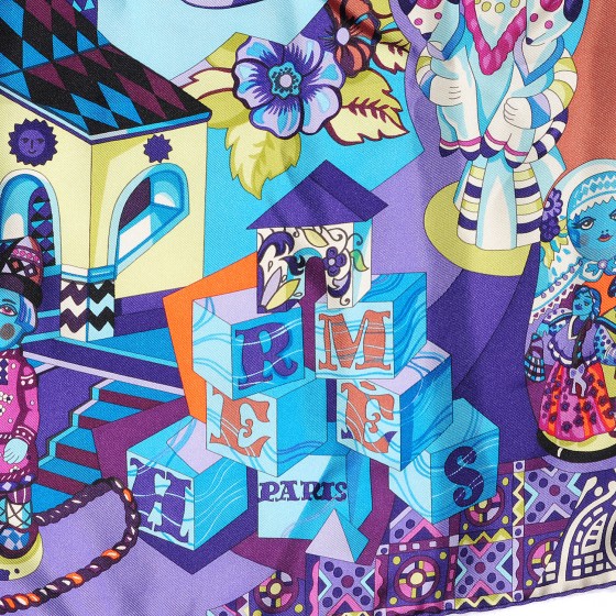 Hermes Silk Zabavushka Scarf 90 3 of 12