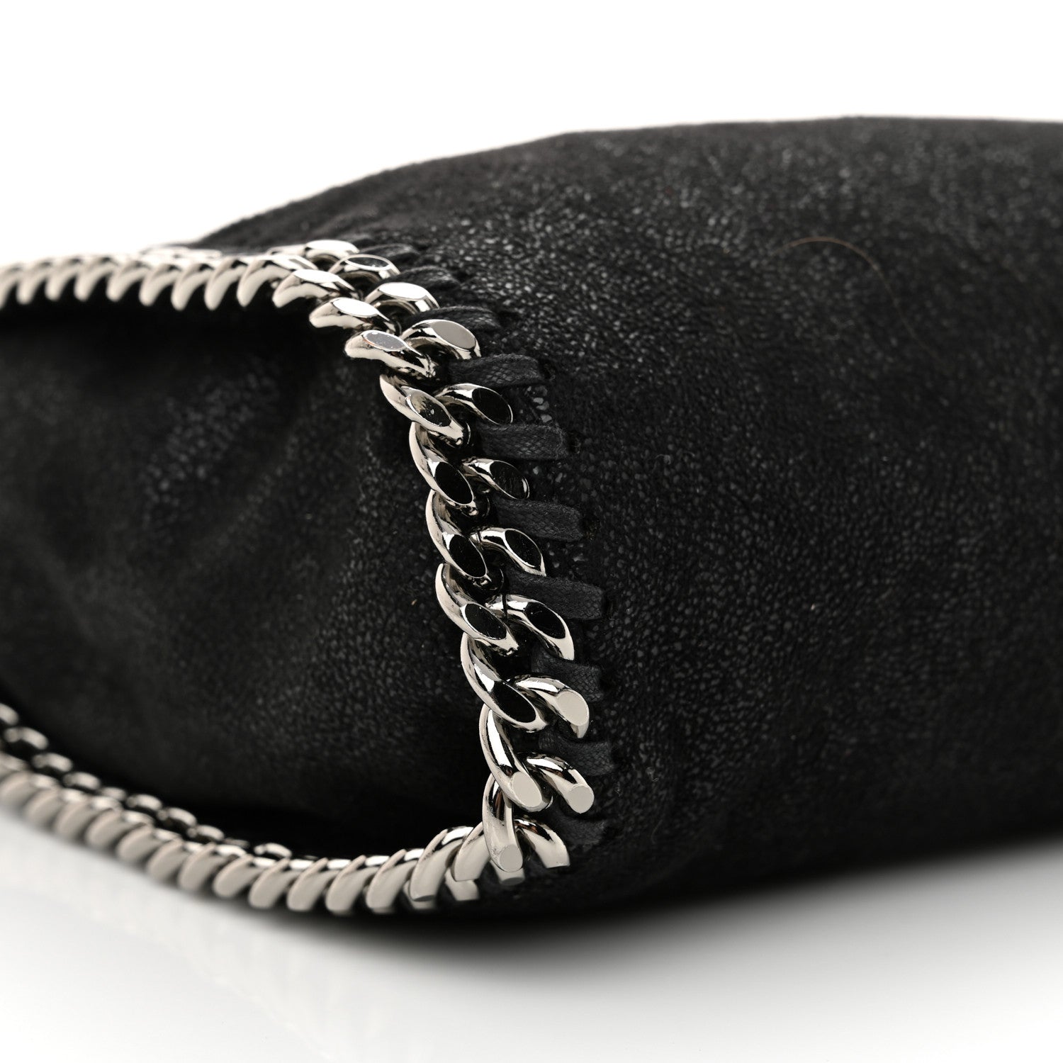 Stella McCartney Shaggy Deer Mini Falabella Tote Black 8 of 9