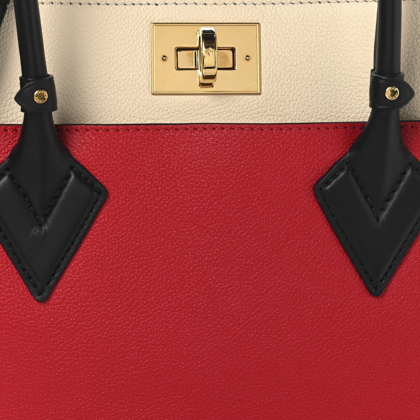 Calfskin Monogram On My Side Pirate Red