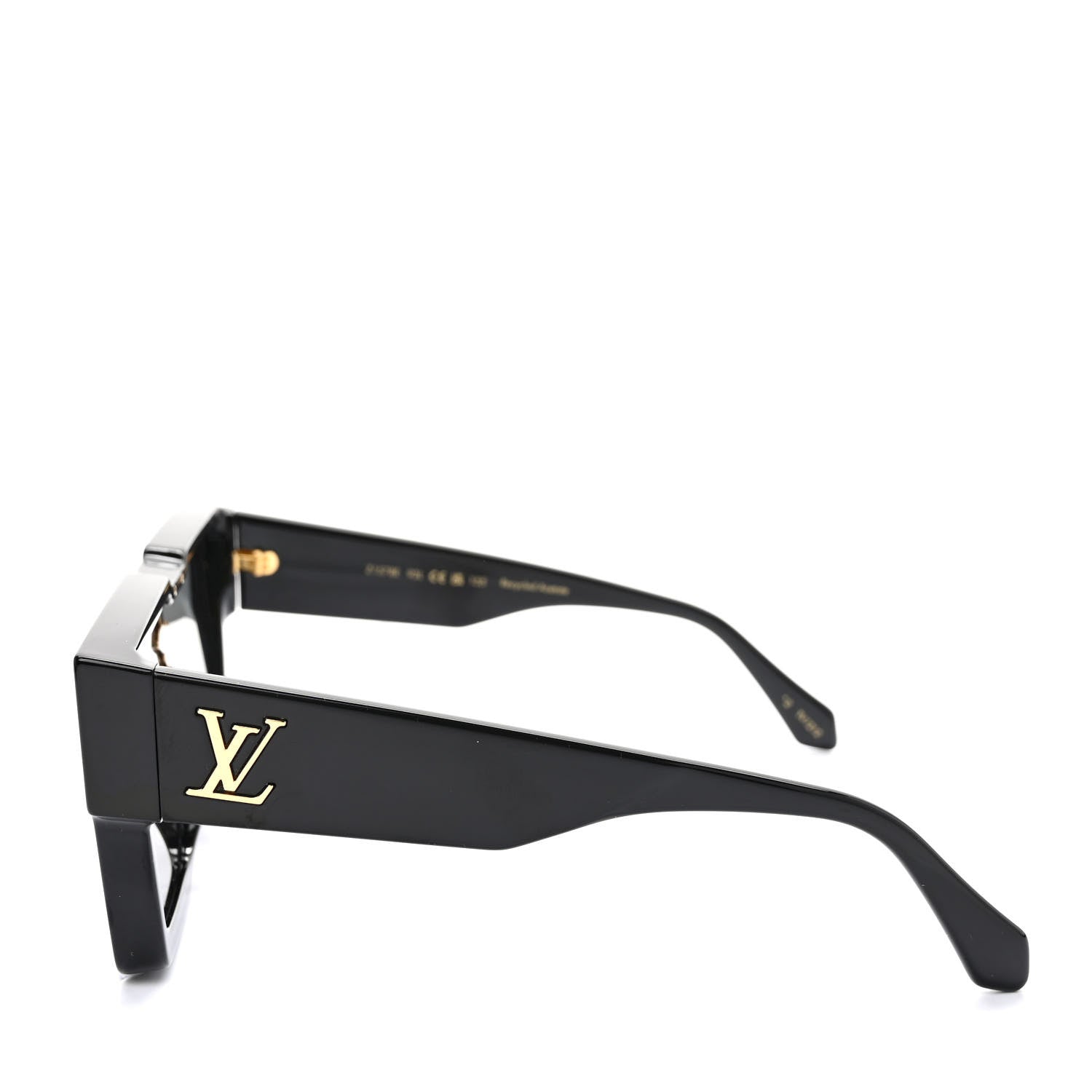 Louis Vuitton Acetate Cyclone Sunglasses Z1578E Black 3 of 8