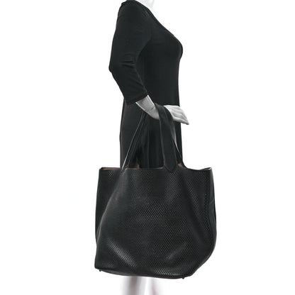 Alaia Calfskin Perforated Bag Black 2 of 16