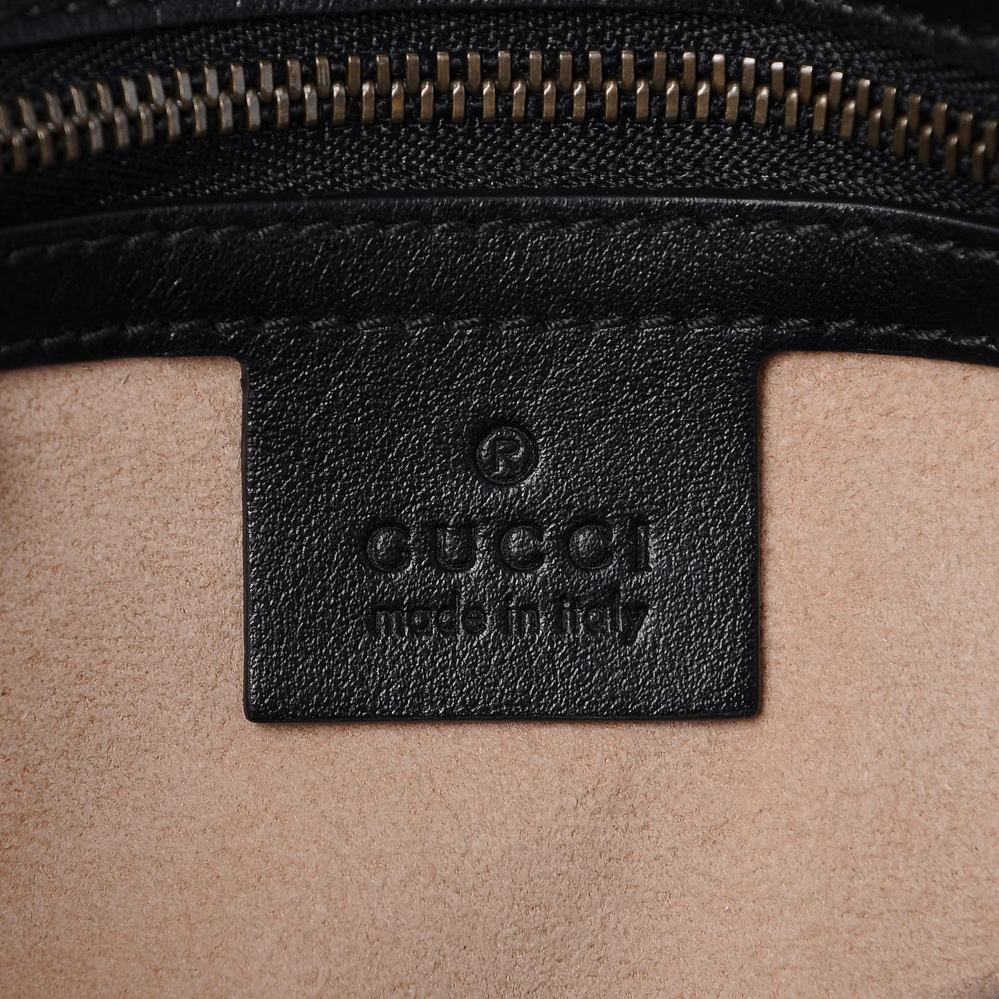 Calfskin Matelasse Small GG Marmont Shoulder Bag Black