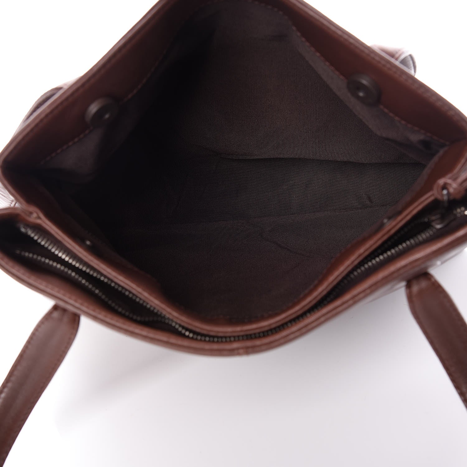 Chanel Calfskin CC Shoulder Bag Brown 5 of 10