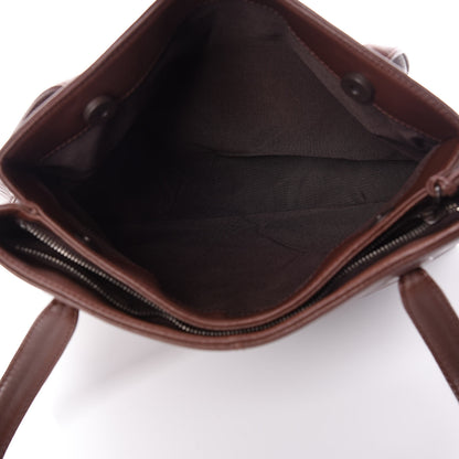 Chanel Calfskin CC Shoulder Bag Brown 5 of 10