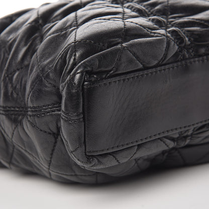 Chanel Lambskin Quilted Sharpei Shopping Tote Black 10 of 11