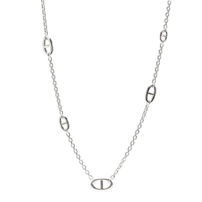 Hermes Sterling Silver Farandole Necklace 80 1 of 5