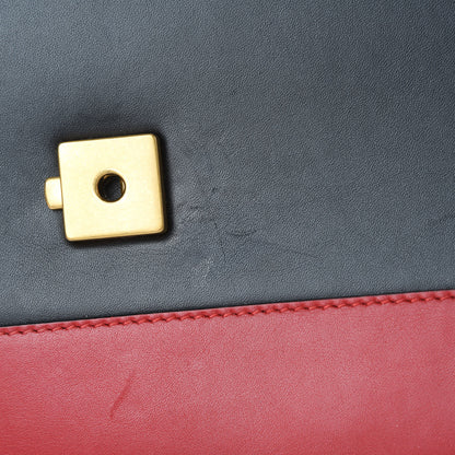 Gucci Calfskin Bamboo Web Large Dionysus Top Handle Bag Black Bright Evergreen Hibiscus Red 11 of 16