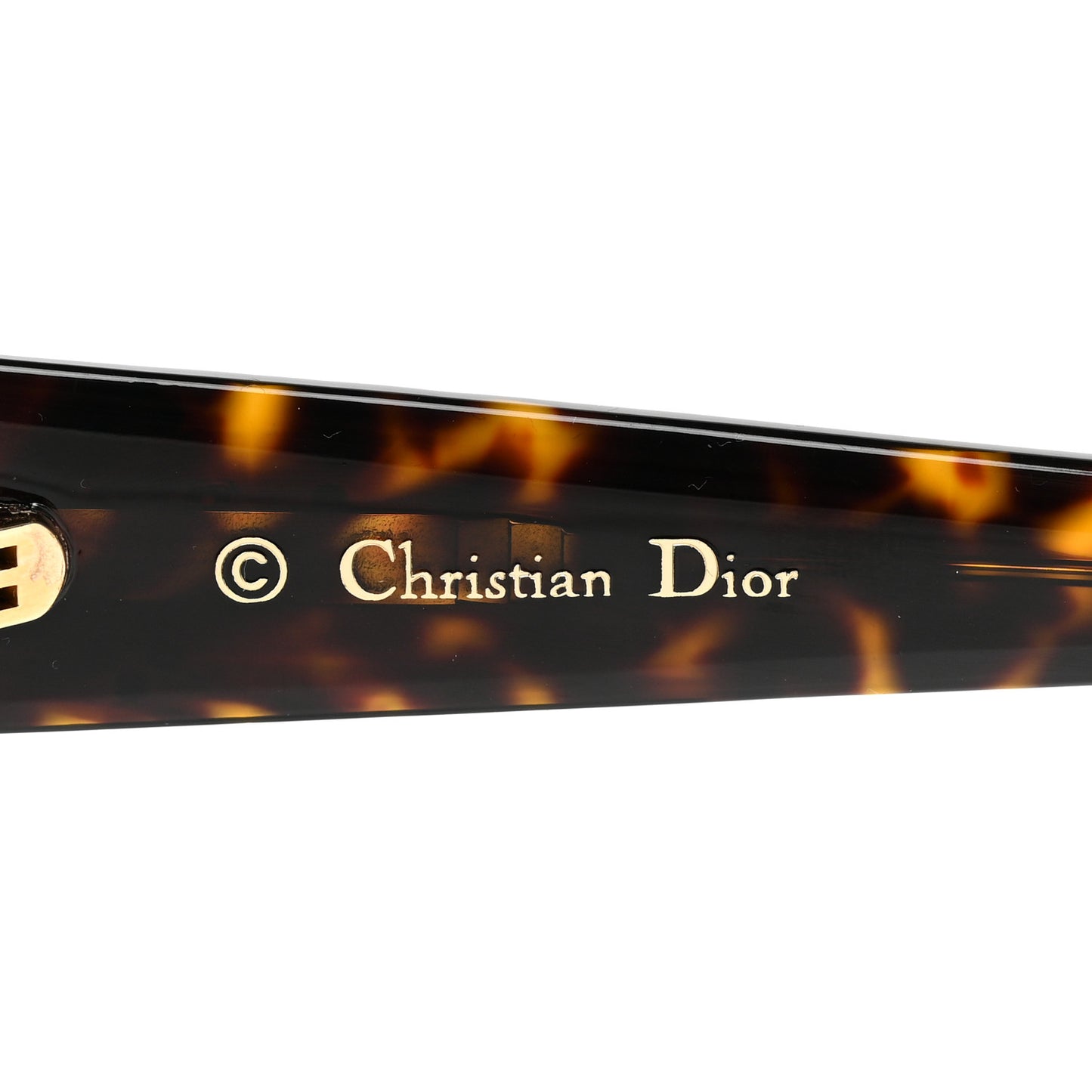 Acetate Cannage Lady Dior Studs Sunglasses Havana