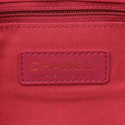 Chanel Shiny Aged Calfskin Quilted Small Shopping Bag Black 6 of 11