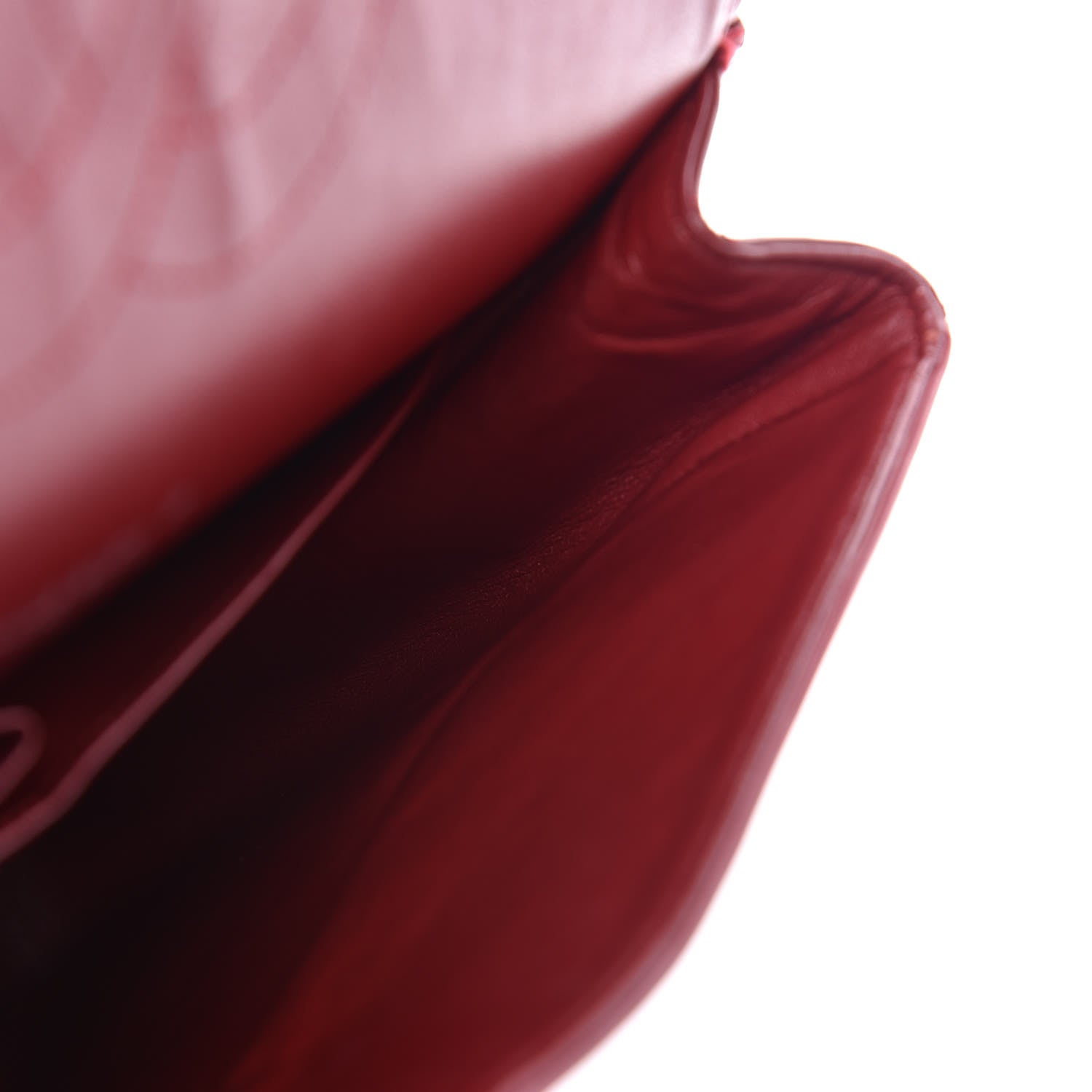 Chanel Patent Quilted Maxi Double Flap Red 19 of 29