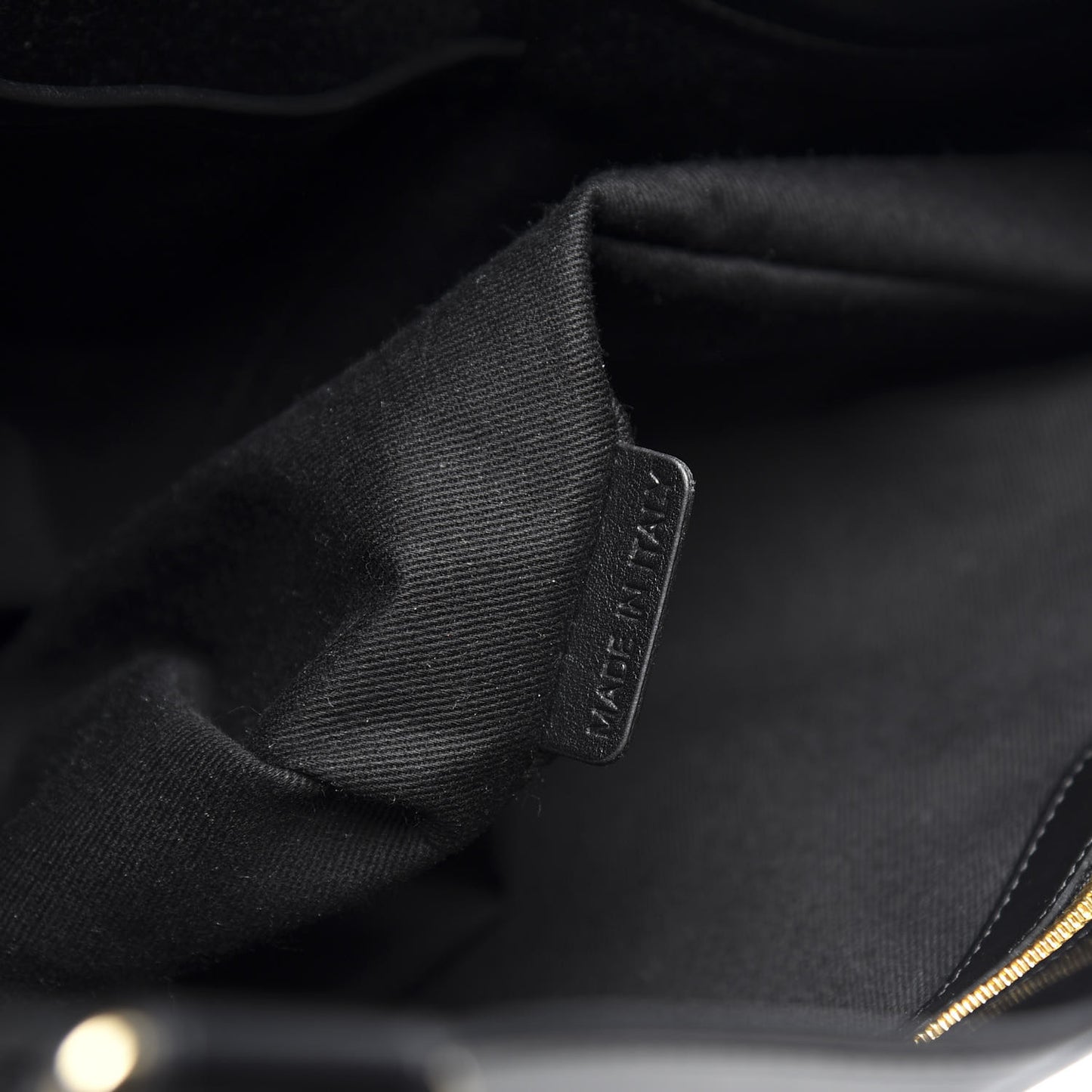 Calfskin Shopper Tote Black