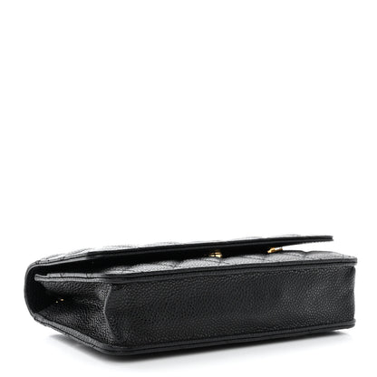 Chanel Caviar Quilted Wallet on Chain WOC Black 4 of 11