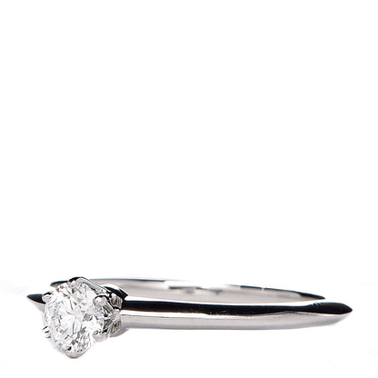 Tiffany Platinum Diamond .24ct Solitaire Engagement Ring 50 5.5 3 of 6