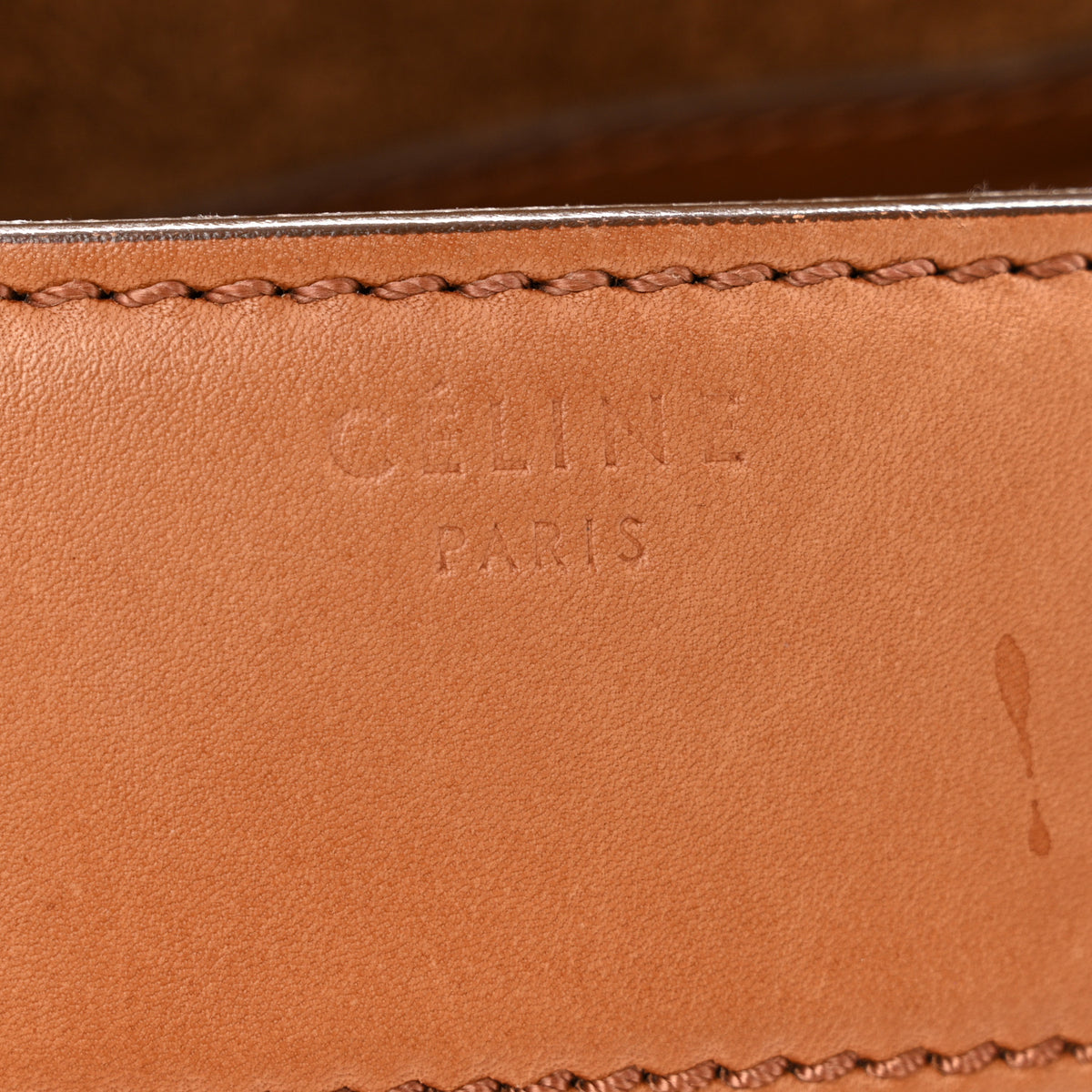Celine Natural Calfskin Medium Phantom Luggage Tan 6 of 17