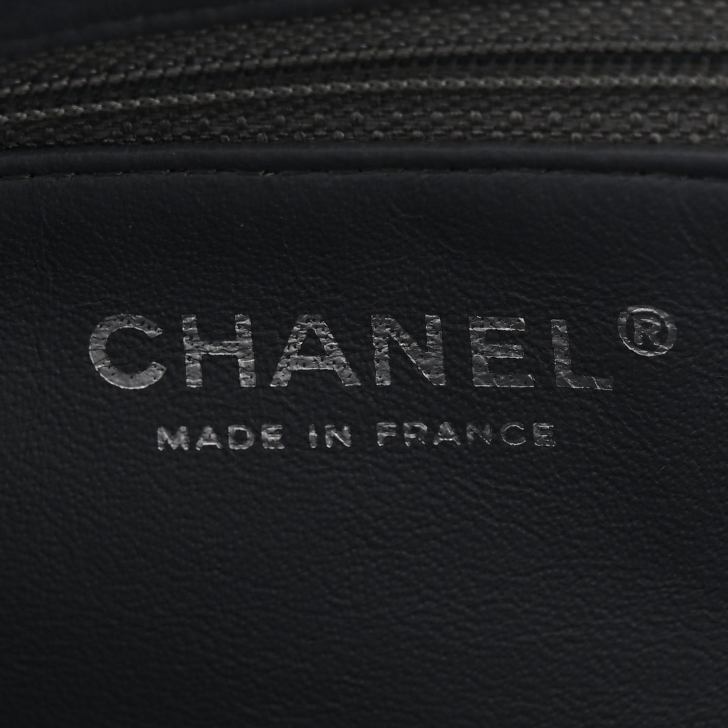 Caviar Quilted Timeless Clutch Dark Grey