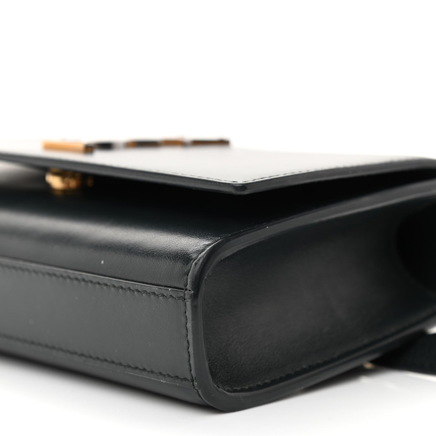 Saint Laurent Smooth Calfskin Monogram Kate Belt Bag Black 8 of 8