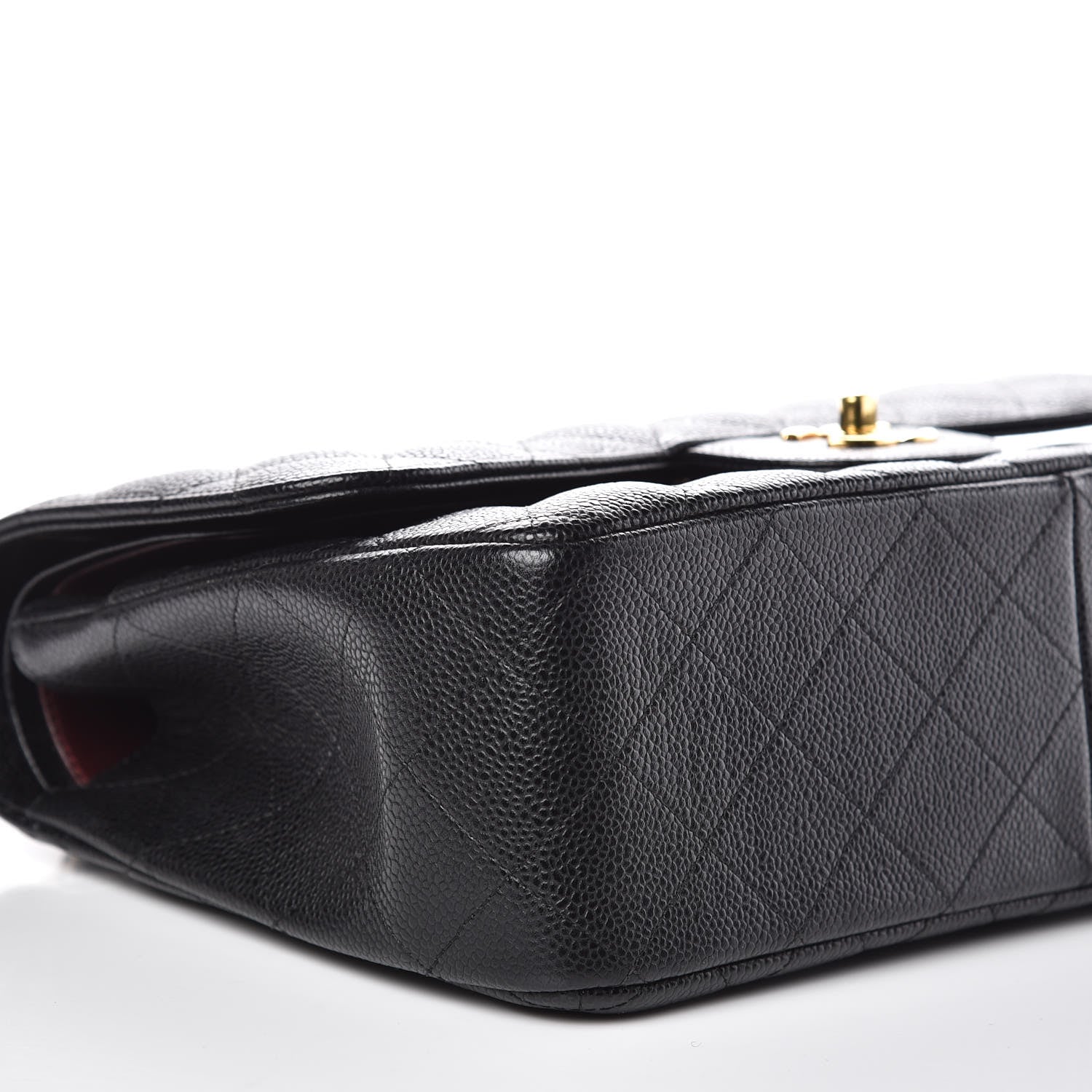 Chanel Caviar Quilted Jumbo Double Flap Black 8 of 9