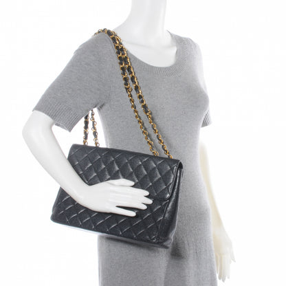 Chanel Caviar Jumbo Single Flap Black 2 of 9