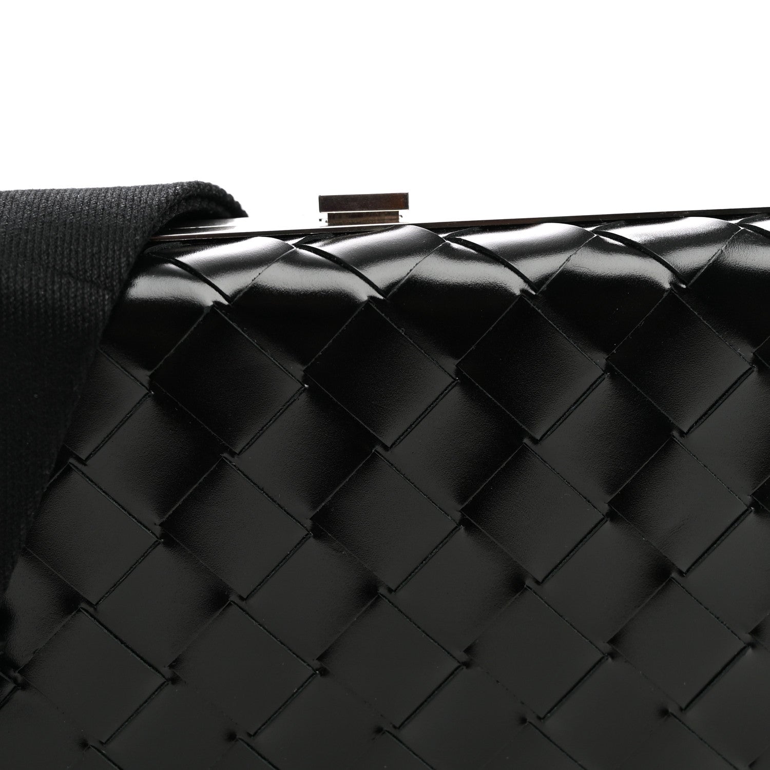 Bottega Veneta Spazzolato Intrecciato Mens Crossbody Messenger Case Black 7 of 9