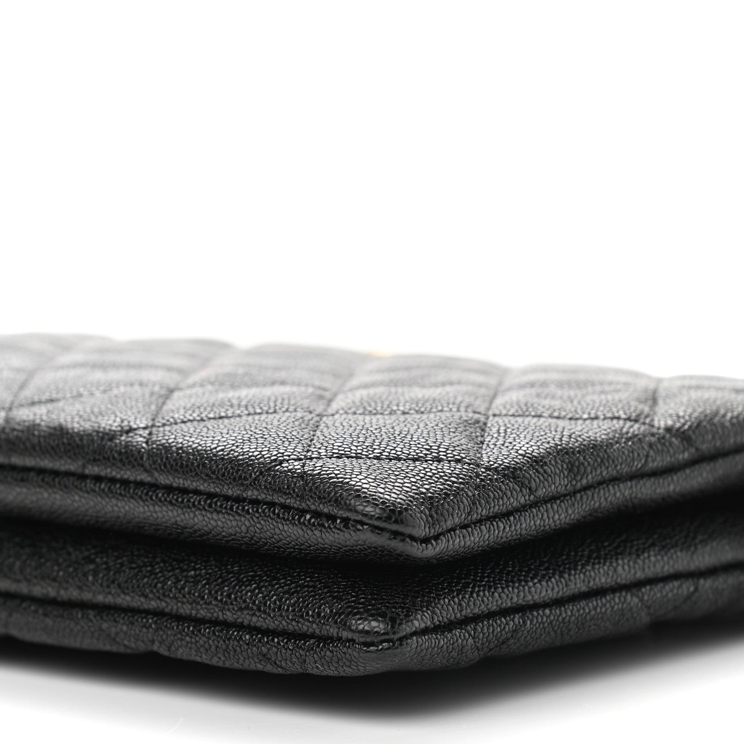 Chanel Caviar Quilted Small Zipped Boy Pouch Black 8 of 9