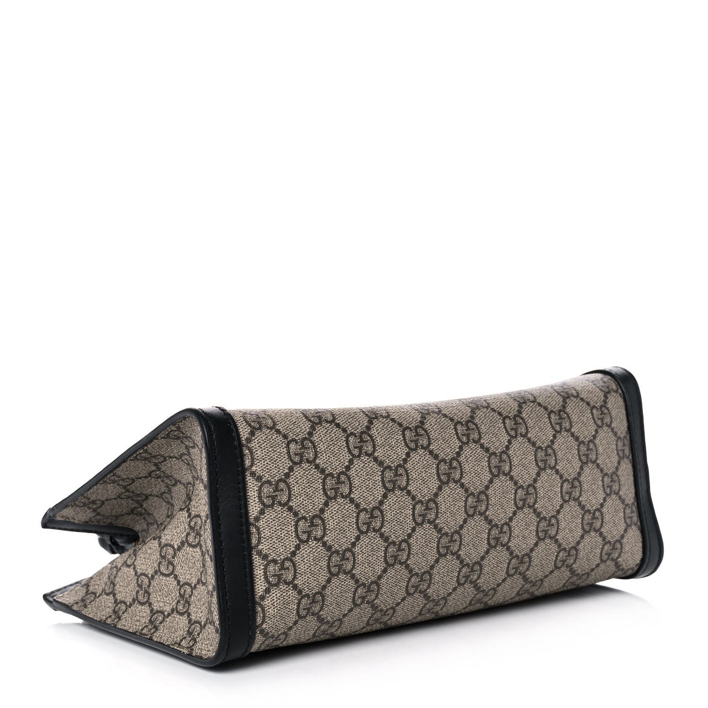 GG Supreme Monogram Small Padlock Tote Black